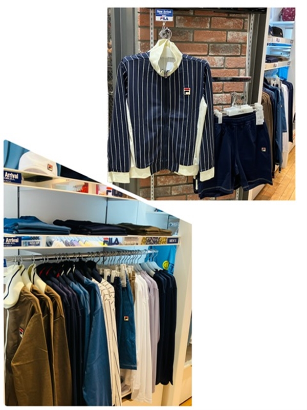 フィラ　秋冬ベージュのセットアップ 店舗ブログのページです。