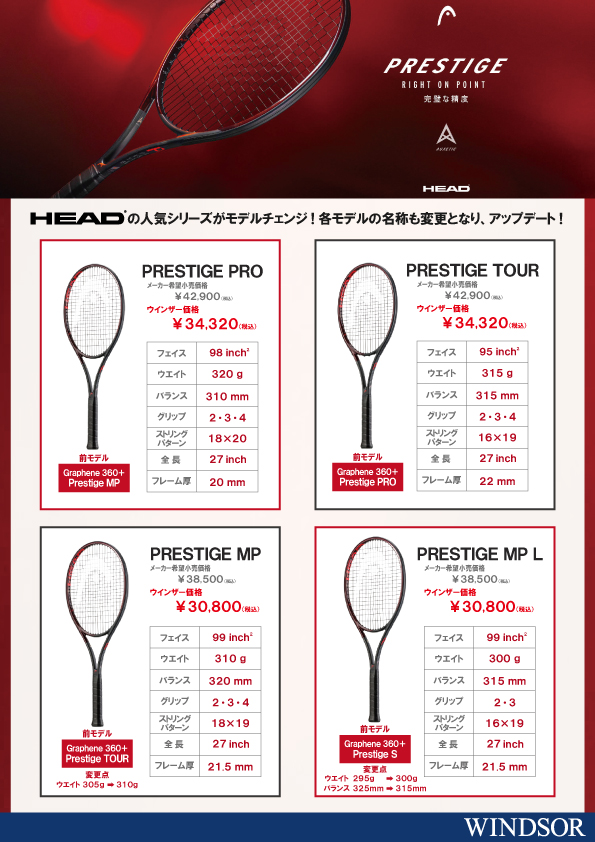 店舗ブログヘッド 新作 プレステージプロ プレステージツアーのページ 