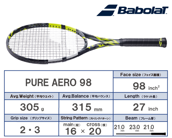 21000円で大丈夫ですPURE AERO98